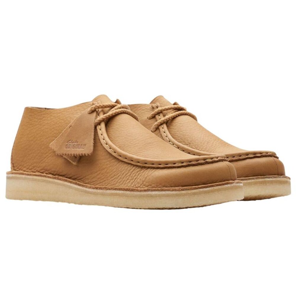 Clarks Originals Mens Desert Nomad Leather Loafers / Brown